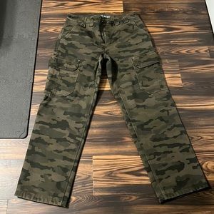 Men's DuluthFlex Fire Hose Fleece-Lined Camo Pants